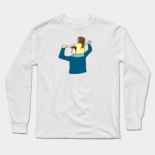 On dad's shoulders Long Sleeve T-Shirt